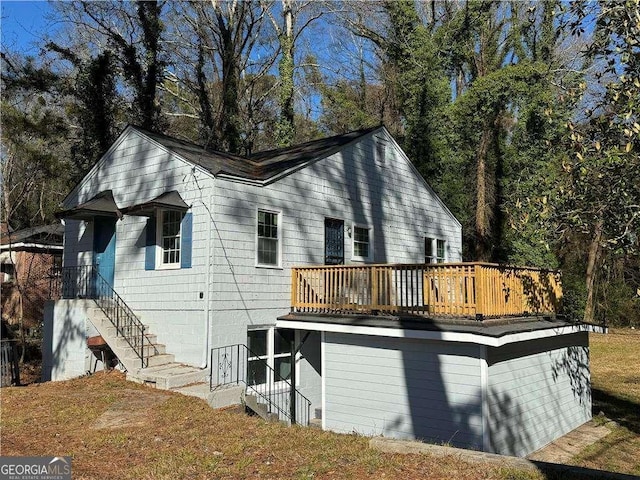 1639 Orlando St SW, Atlanta, GA 30311 - rear view of house featuring stairway