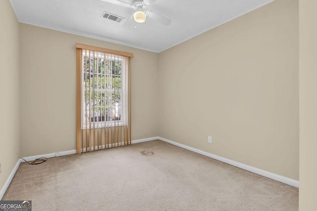 6359 Wedgeview Dr, Tucker, GA 30084 - carpeted spare room featuring baseboards and ceiling fan