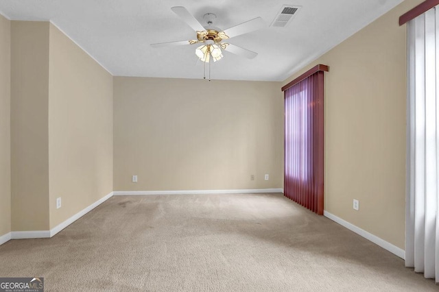 6359 Wedgeview Dr, Tucker, GA 30084 - carpeted empty room featuring a ceiling fan and baseboards