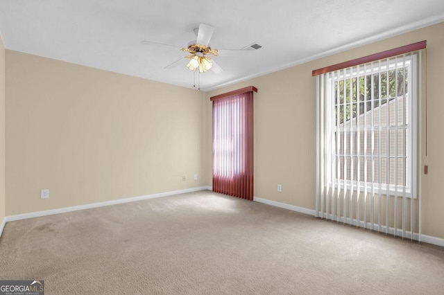 6359 Wedgeview Dr, Tucker, GA 30084 - carpeted empty room featuring baseboards and ceiling fan