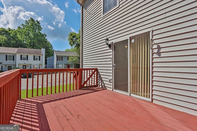 6359 Wedgeview Dr, Tucker, GA 30084 - view of wooden deck