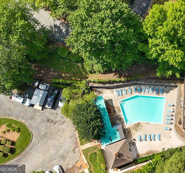 6359 Wedgeview Dr, Tucker, GA 30084 - aerial view of a pool area