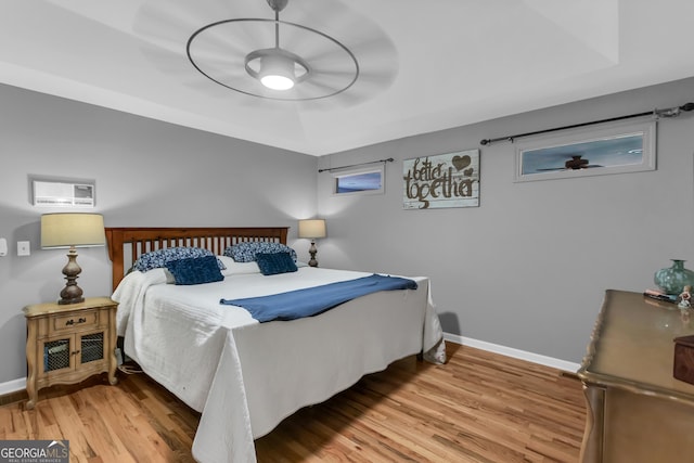 739 Rockford Creek Rd, Clarkesville, GA 30523 - bedroom with light wood finished floors, baseboards, and ceiling fan