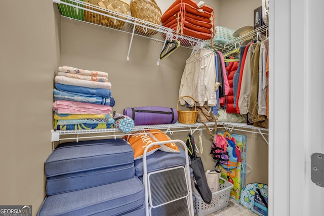 view of spacious closet