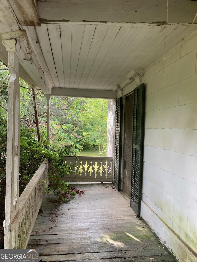 12196 Linton Rd S, Sparta, GA 31087 - view of deck