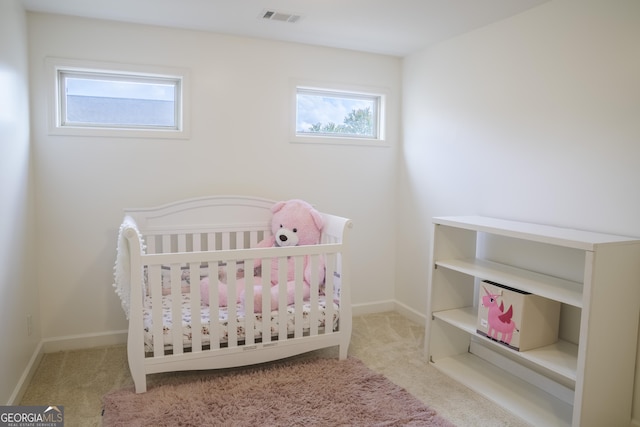 4448 Tacoma Trce, Suwanee, GA 30024 - bedroom with carpet flooring, multiple windows, and a nursery area