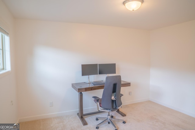 4448 Tacoma Trce, Suwanee, GA 30024 - carpeted office featuring baseboards
