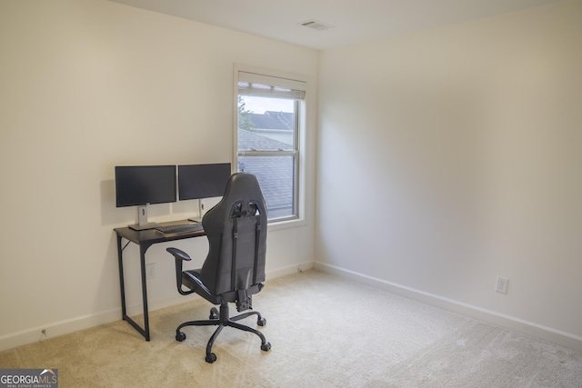 4448 Tacoma Trce, Suwanee, GA 30024 - carpeted home office featuring baseboards