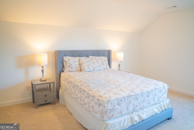 4448 Tacoma Trce, Suwanee, GA 30024 - carpeted bedroom featuring lofted ceiling and baseboards