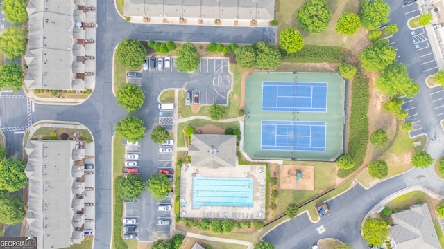 4448 Tacoma Trce, Suwanee, GA 30024 - bird's eye view of a pool