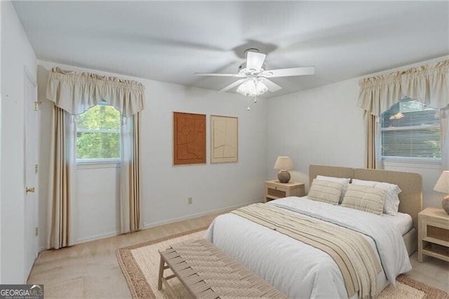 1471 Robinhood Trl, Gainesville, GA 30501 - bedroom with a ceiling fan