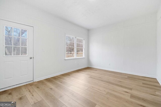 77 Frances St, Summerville, GA 30747 - empty room featuring light wood-style flooring and baseboards