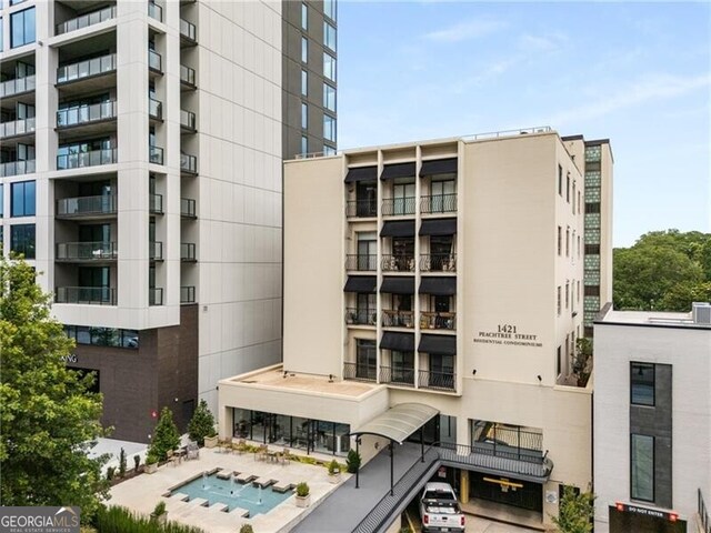 1421 Peachtree St NE Unit 203, Atlanta, GA 30309 - view of apartment building / complex