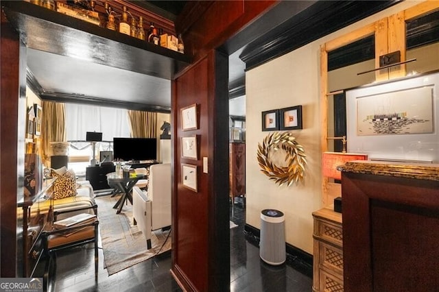 1421 Peachtree St NE Unit 203, Atlanta, GA 30309 - home office featuring baseboards