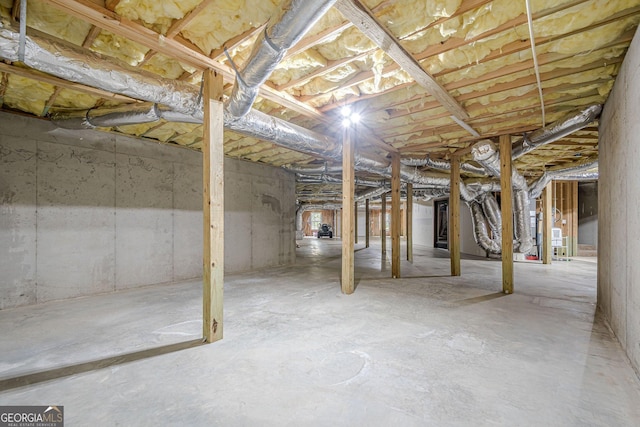 516 Main St, Hiram, GA 30141 - view of unfinished below grade area