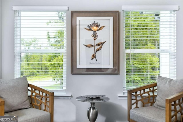 view of sitting room