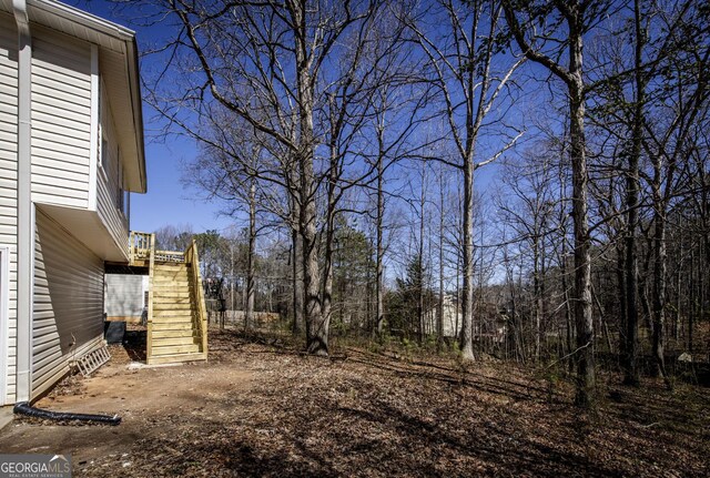 2192 Stenger Rd, Douglasville, GA 30135 - view of yard featuring stairway