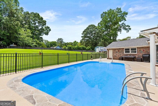 4010 Hamilton Mill Rd, Buford, GA 30519 - view of swimming pool featuring a patio