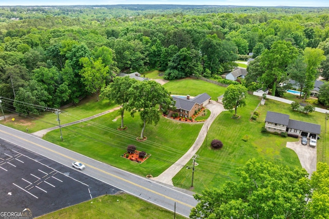 4010 Hamilton Mill Rd, Buford, GA 30519 - aerial view of a heavily wooded area