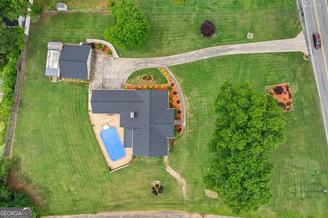 4010 Hamilton Mill Rd, Buford, GA 30519 - aerial view of a pool