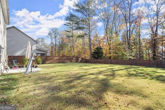 1511 Arica Ave, Lawrenceville, GA 30043 - view of yard with a patio area
