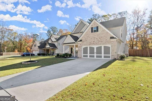 1511 Arica Ave, Lawrenceville, GA 30043 - traditional-style home with brick siding, driveway, and a garage
