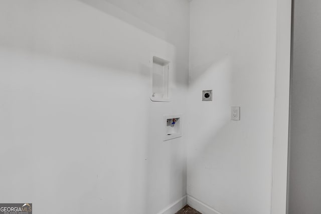 1015 Dunbar Dr, Dunwoody, GA 30338 - laundry room with hookup for an electric dryer and washer hookup
