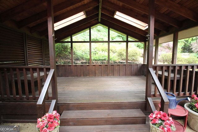 3353 Greenfield Dr, Marietta, GA 30068 - view of wooden terrace