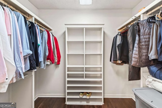 3441 Sherrod Dr SW, Marietta, GA 30060 - walk in closet featuring wood finished floors