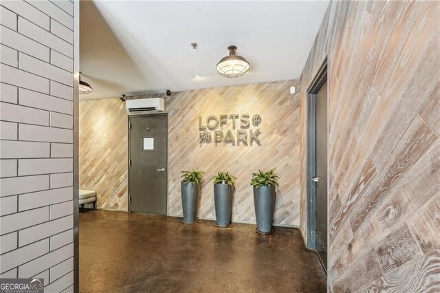 206 NE 11th St NE Unit Ph703, Atlanta, GA 30309 - welcome area featuring wooden walls