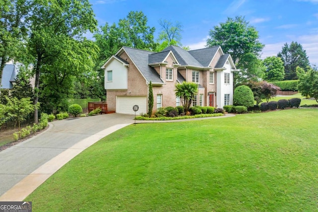 view of front of property featuring a garage and driveway