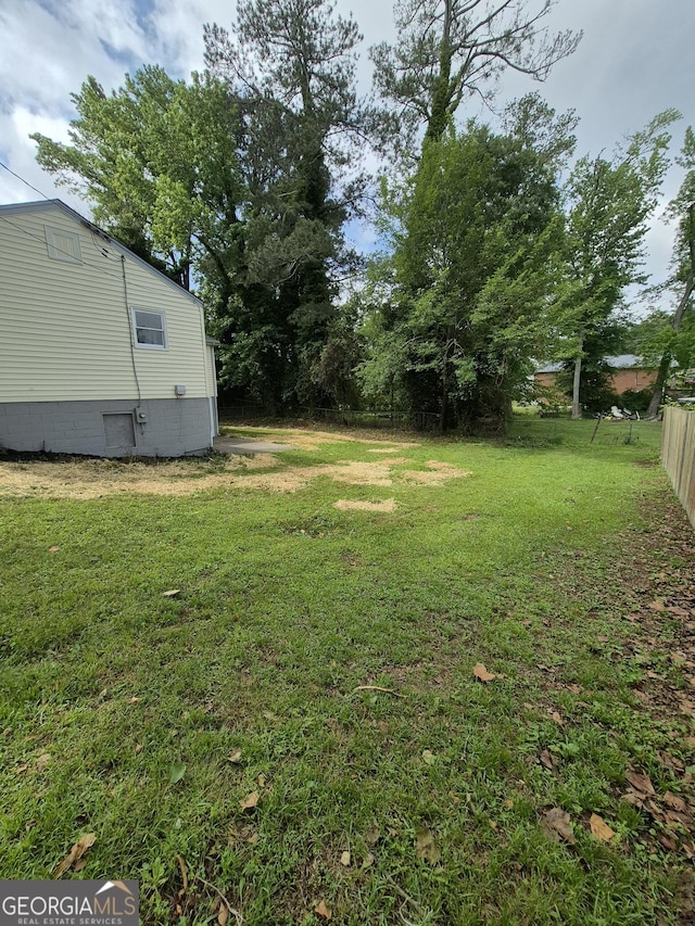 view of yard