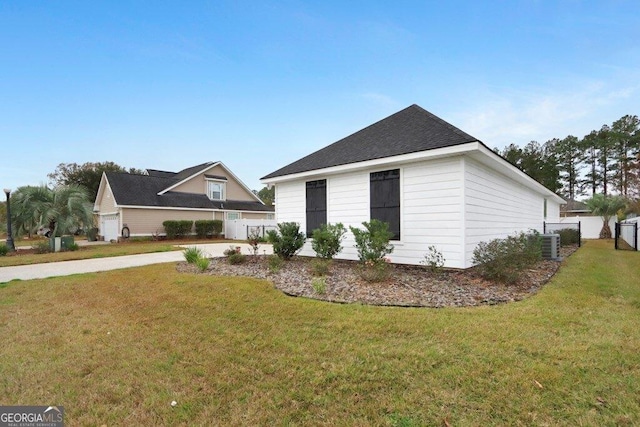 233 Isabella Way, Jesup, GA 31546 - view of side of home with central AC unit