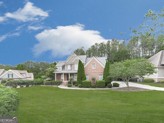 414 Candler Trl, Canton, GA 30115 - view of front of home featuring a front yard