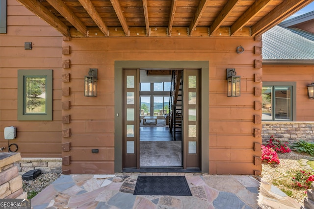 view of entrance to property