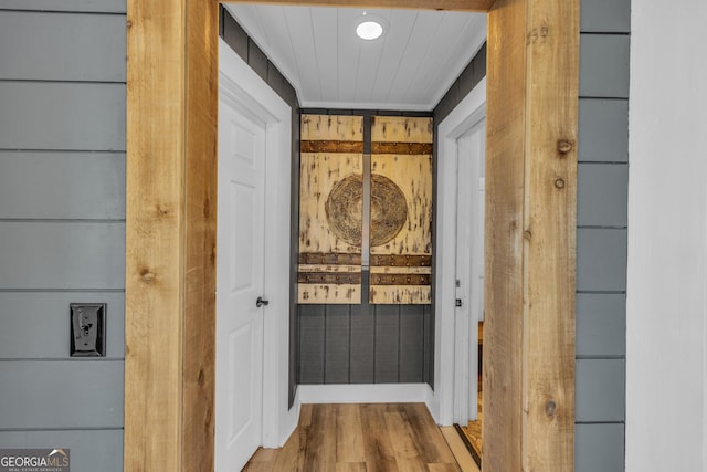 view of exterior entry