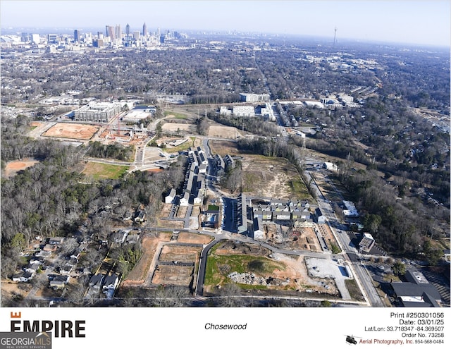 1429 Hazy Way Unit 309, Atlanta, GA 30315 - aerial view of property and surrounding area featuring nearby urban area