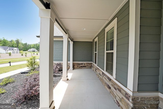 485 Discovery Lake Dr, Fayetteville, GA 30215 - view of covered porch