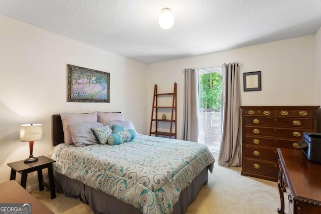 836 Palmetto Tyrone Rd, Sharpsburg, GA 30277 - bedroom with light colored carpet and a textured ceiling