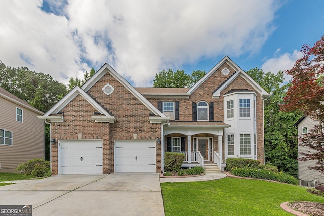 5342 Lakerock Dr SW, South Fulton, GA 30331 - traditional-style home featuring brick siding, driveway, and a front yard