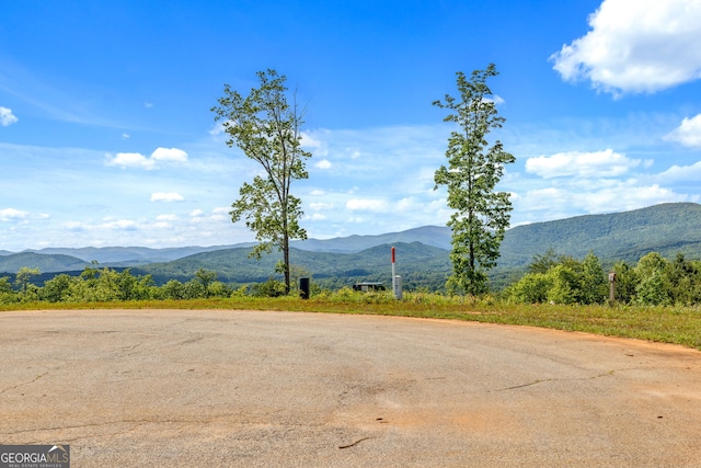 view of mountain backdrop