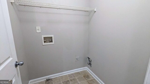 2153 Pine View Trl, Ellenwood, GA 30294 - washroom with hookup for an electric dryer and washer hookup