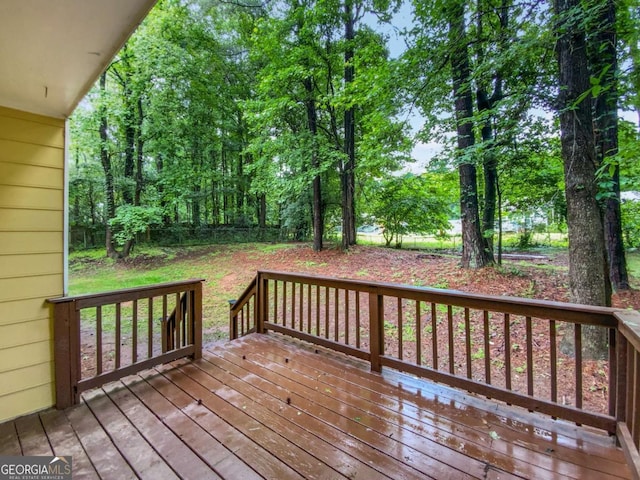 view of deck