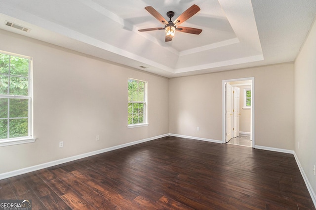 4615 Thermal Ct, Douglasville, GA 30135 - unfurnished room with a tray ceiling and plenty of natural light