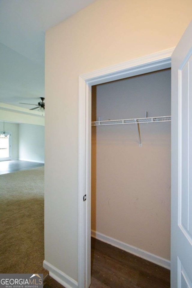 view of closet