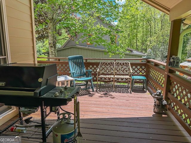 30 Putter Ln, Dillard, GA 30537 - view of wooden deck