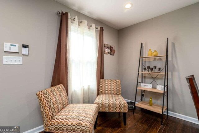 3224 Canary Ct, Decatur, GA 30032 - sitting room featuring hardwood / wood-style flooring, healthy amount of natural light, and recessed lighting
