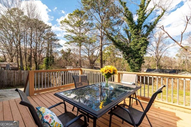 3224 Canary Ct, Decatur, GA 30032 - deck with outdoor dining space