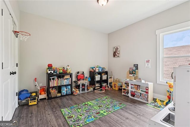 166 Wagon Trail Cir, Fairmount, GA 30139 - game room featuring wood finished floors