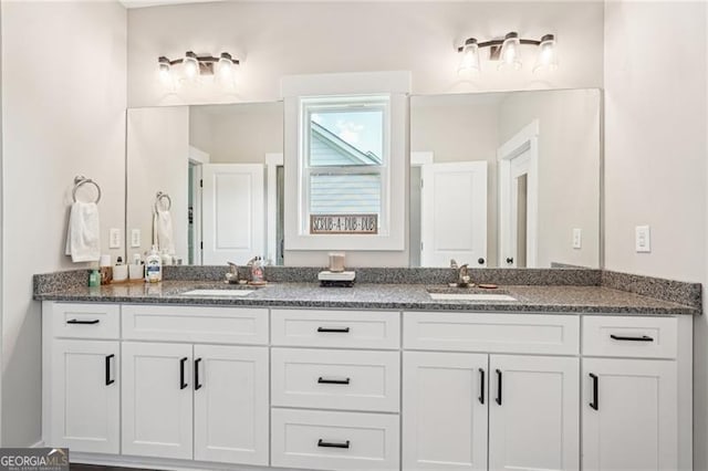 166 Wagon Trail Cir, Fairmount, GA 30139 - bathroom with double vanity